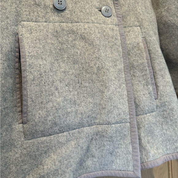 Vintage Boutique Leigh's Grand Rapids Short Wool Pea Coat with Pockets / small - Picture 9 of 9